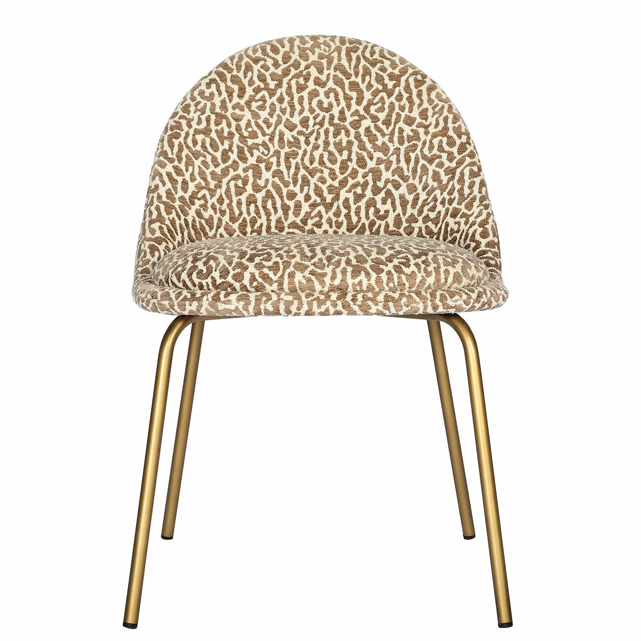 Wren Taupe Leopard Print Dining Chair - Set of 2 - Image 3