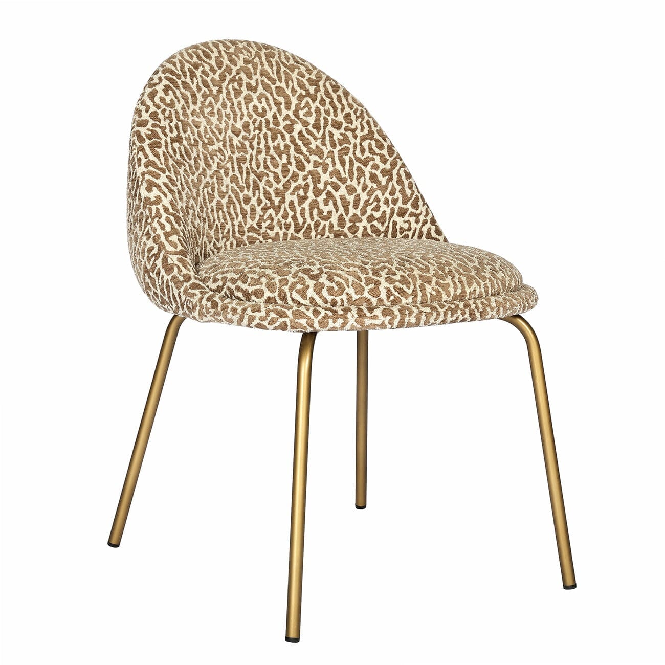 Wren Taupe Leopard Print Dining Chair - Set of 2 - Image 4